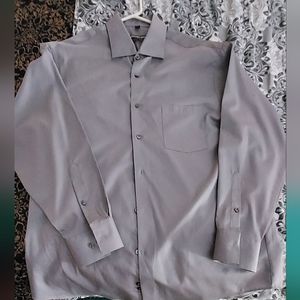 Men's gray Dress Shirt